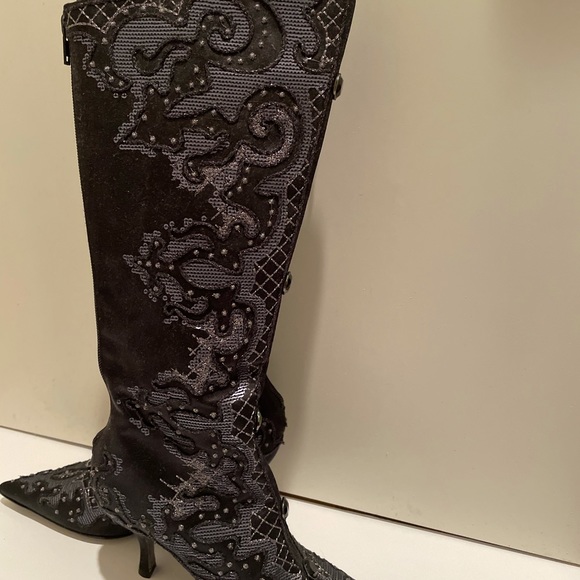 Ballin Tall Boots Sz 36.5 - Picture 4 of 7